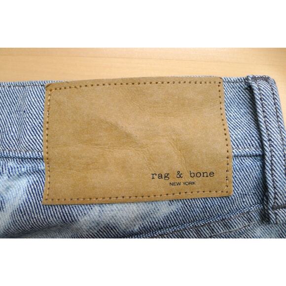 RAG & BONE Alissa High-Rise Jeans Reverse Tie-Dye Acid Wash SSENSE 25 NWT $255 - Picture 6 of 10